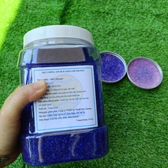 Hạt Silicagel màu xanh, hộp 1kg, dùng cho máy ảnh, linh kiện điện tử