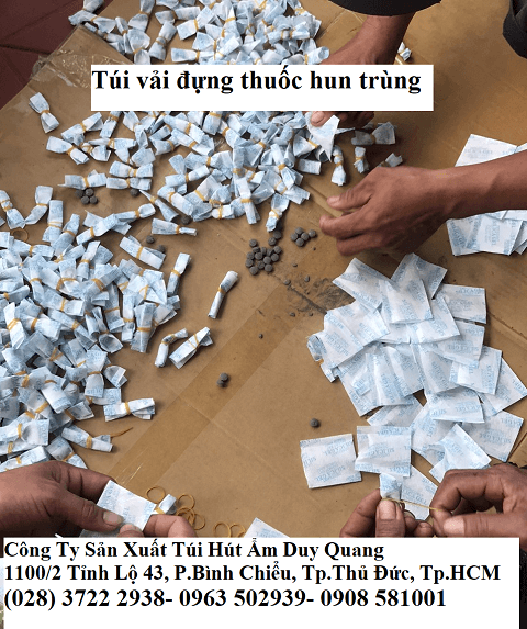 TÚI VẢI ĐỰNG THUỐC XÔNG HƠI KHỬ TRÙNG