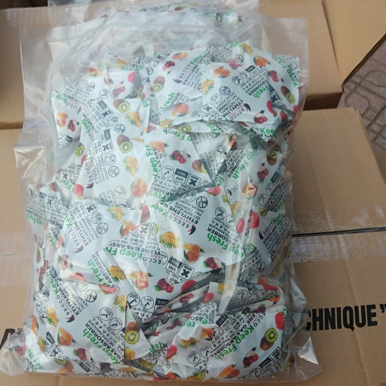 BÁN TÚI ETHYLEN BẢO QUẢN TRÁI CÂY TƯƠI- CHUỐI- XOÀI