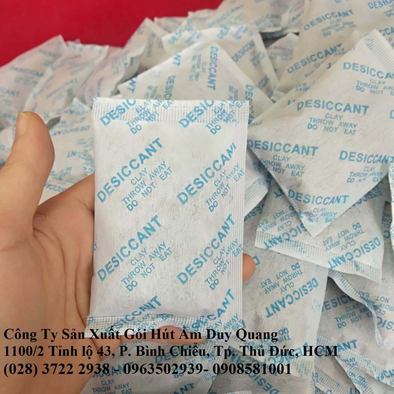 GÓI CHỐNG ẨM SILICAGEL DÙNG TRONG THỰC PHẨM