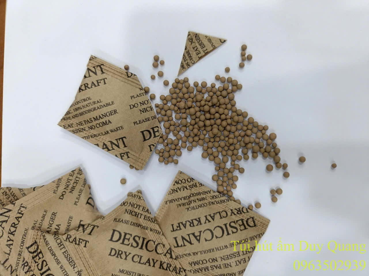 Túi hút ẩm Clay Desiccant Kraft 2gr