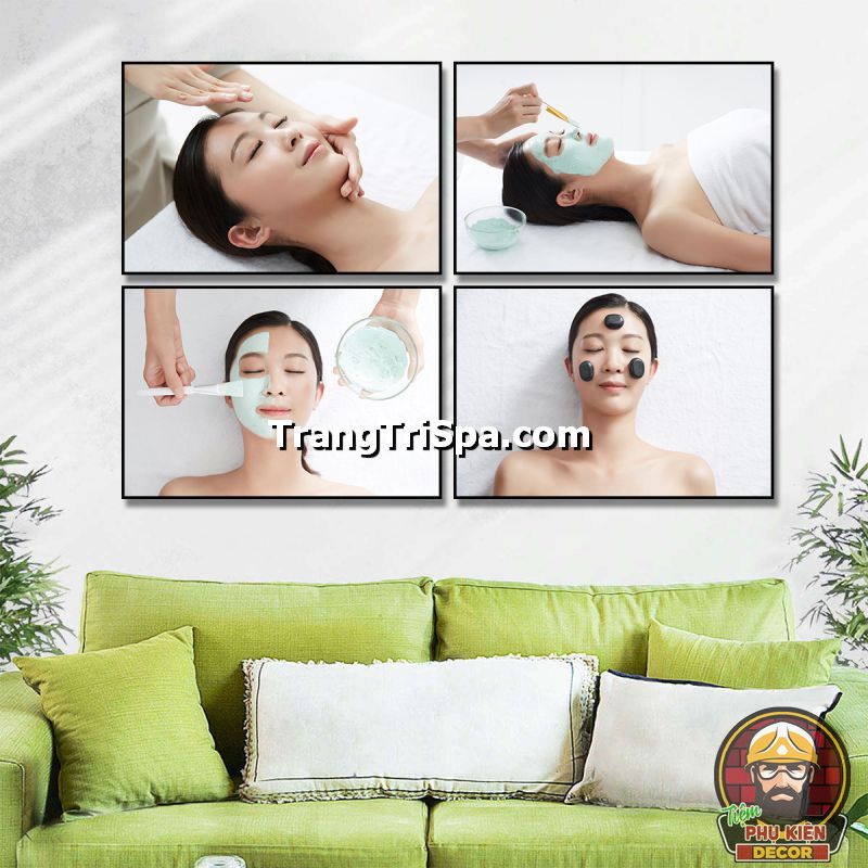 Chủ đề tranh treo trang trí tiệm chăm sóc da bằng phong cách tối giản khá được ưa chuộng Chủ đề tranh treo trang trí tiệm chăm sóc da bằng phong cách tối giản khá được ưa chuộng