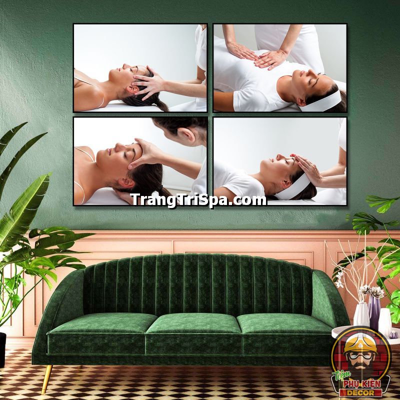 Hình ảnh tranh treo phòng massage mang lại ấn tượng sâu sắc với khách hàng  Hình ảnh tranh treo phòng massage mang lại ấn tượng sâu sắc với khách hàng