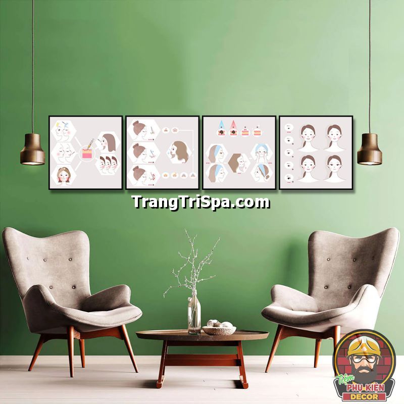 Mẫu tranh trang trí phòng thẩm mỹ viện tạo sự khác biệt, nổi bật hơn Mẫu tranh trang trí phòng thẩm mỹ viện tạo sự khác biệt, nổi bật hơn