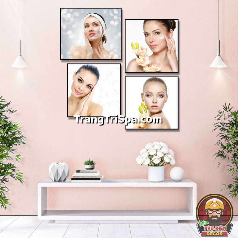 Hình ảnh mẫu tranh trang trí tiệm chăm sóc da với hình ảnh bắt mắt Hình ảnh mẫu tranh trang trí tiệm chăm sóc da với hình ảnh bắt mắt