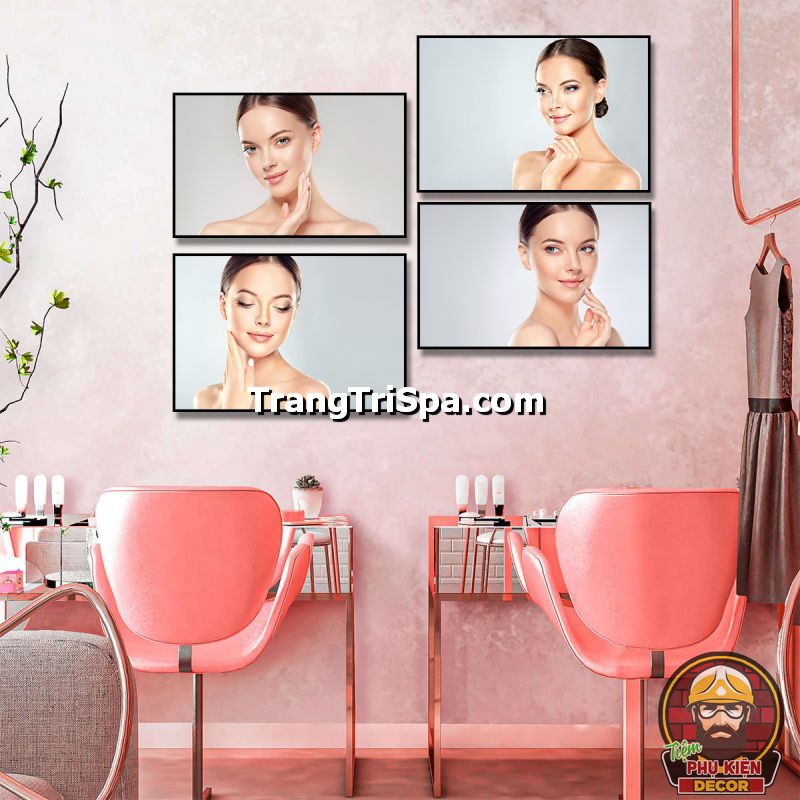 Hình ảnh mẫu tranh trang trí tiệm chăm sóc da với hình ảnh bắt mắt Hình ảnh mẫu tranh trang trí tiệm chăm sóc da với hình ảnh bắt mắt