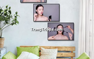 Tranh Canvas Treo Tường Trang Trí Tiệm Trang Điểm, Tiệm Makeup  Ấn Tượng