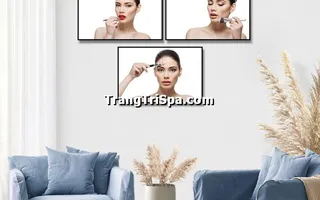 Tranh Canvas Treo Tường Trang Trí Tiệm Trang Điểm, Tiệm Makeup  Ấn Tượng
