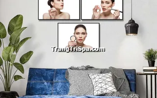 Tranh Canvas Treo Tường Trang Trí Tiệm Trang Điểm, Tiệm Makeup  Ấn Tượng