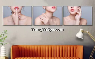 Tranh Canvas Treo Tường Trang Trí Tiệm Trang Điểm, Tiệm Makeup  Ấn Tượng