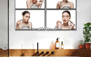 Tranh Canvas Treo Tường Trang Trí Tiệm Trang Điểm, Tiệm Makeup  Ấn Tượng