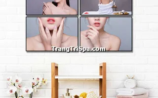 Tranh Canvas Treo Tường Trang Trí Tiệm Trang Điểm, Tiệm Makeup  Ấn Tượng