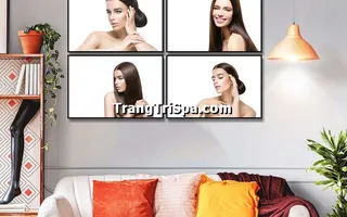 Tranh Canvas Treo Tường Trang Trí Tiệm Trang Điểm, Tiệm Makeup  Ấn Tượng