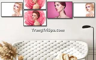 Tranh Canvas Treo Tường Trang Trí Tiệm Trang Điểm, Tiệm Makeup  Ấn Tượng