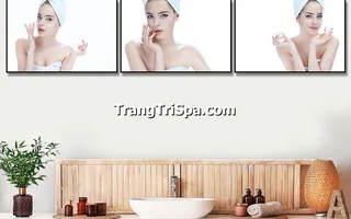 Tranh treo tường chăm sóc da: Nâng tầm trải nghiệm không gian làm đẹp của Bạn