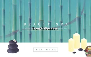 Mẫu Tranh Dán Tường Spa Kết Hợp Phong Cảnh Thiên Nhiên Tạo Sự Thẩm Mỹ Cao 