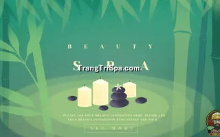 Mẫu Tranh Dán Tường Spa Kết Hợp Phong Cảnh Thiên Nhiên Tạo Sự Thẩm Mỹ Cao 