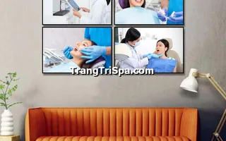 Mẫu Tranh Treo Tường Trang Trí Phòng Khám Nha Khoa Đầy Tính Nghệ Thuật 