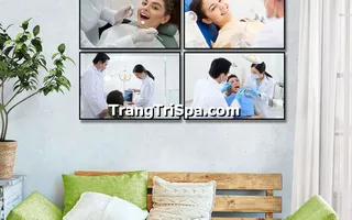 Mẫu Tranh Treo Tường Trang Trí Phòng Khám Nha Khoa Đầy Tính Nghệ Thuật 