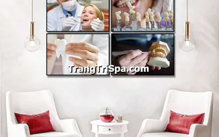 Mẫu Tranh Treo Tường Trang Trí Phòng Khám Nha Khoa Đầy Tính Nghệ Thuật 