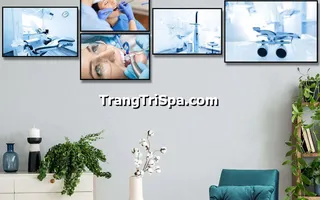 Mẫu Tranh Treo Tường Trang Trí Phòng Khám Nha Khoa Đầy Tính Nghệ Thuật 