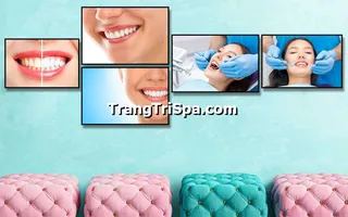 Mẫu Tranh Treo Tường Trang Trí Phòng Khám Nha Khoa Đầy Tính Nghệ Thuật 