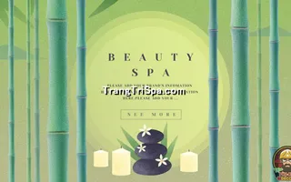 Mẫu Tranh Dán Tường Spa Kết Hợp Phong Cảnh Thiên Nhiên Tạo Sự Thẩm Mỹ Cao 