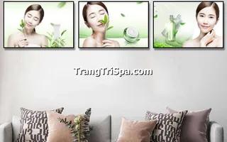 Tranh treo tường chăm sóc da: Nâng tầm trải nghiệm không gian làm đẹp của Bạn