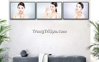 Tranh treo tường chăm sóc da: Nâng tầm trải nghiệm không gian làm đẹp của Bạn
