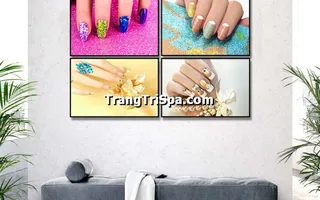 Mẫu Tranh Treo Tường Tiệm Nail Đẹp Đơn Giản, Bắt Mắt