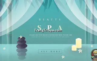 Mẫu Tranh Dán Tường Spa Kết Hợp Phong Cảnh Thiên Nhiên Tạo Sự Thẩm Mỹ Cao 