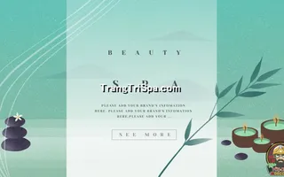 Mẫu Tranh Dán Tường Spa Kết Hợp Phong Cảnh Thiên Nhiên Tạo Sự Thẩm Mỹ Cao 