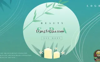 Mẫu Tranh Dán Tường Spa Kết Hợp Phong Cảnh Thiên Nhiên Tạo Sự Thẩm Mỹ Cao 