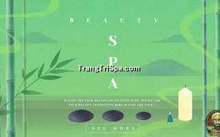 Mẫu Tranh Dán Tường Spa Kết Hợp Phong Cảnh Thiên Nhiên Tạo Sự Thẩm Mỹ Cao 
