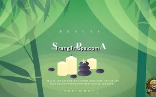 Mẫu Tranh Dán Tường Spa Kết Hợp Phong Cảnh Thiên Nhiên Tạo Sự Thẩm Mỹ Cao 