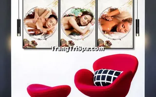 Tranh Treo Tường Trang Trí Spa Đông Y, Tiệm Gội Đầu Dưỡng Sinh, Y Học Trung Hoa Cổ Truyền