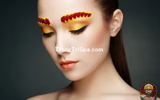 Mẫu Trang Trí Tiệm Trang Điểm Makeup Bằng Tranh Treo Tường, Dán Tường Và Dán Kính Hot Trend Nhất Hiện Nay 