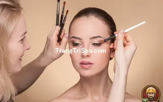 Mẫu Trang Trí Tiệm Trang Điểm Makeup Bằng Tranh Treo Tường, Dán Tường Và Dán Kính Hot Trend Nhất Hiện Nay 