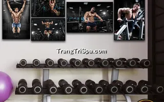 Mẫu tranh treo phòng Gym, Fitness, phòng tập thể hình Nam tạo động lực dồi dào cho học viên, gymer