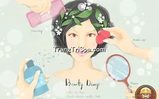 Mẫu Tranh Dán Tường Spa Kết Hợp Phong Cảnh Thiên Nhiên Tạo Sự Thẩm Mỹ Cao 
