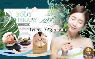 Mẫu Tranh Dán Tường Spa Kết Hợp Phong Cảnh Thiên Nhiên Tạo Sự Thẩm Mỹ Cao 