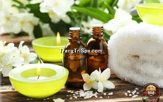 Mẫu Tranh Dán Tường 3D Tiệm Spa Kết Hợp Thảo Mộc Thể Hiện Sự Sang Trọng Và Đẳng Cấp Thẩm Mỹ 