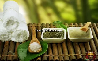 Mẫu Tranh Dán Tường 3D Tiệm Spa Kết Hợp Thảo Mộc Thể Hiện Sự Sang Trọng Và Đẳng Cấp Thẩm Mỹ 