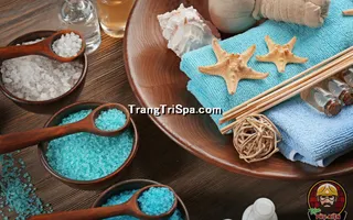 Mẫu Tranh Dán Tường 3D Tiệm Spa Kết Hợp Thảo Mộc Thể Hiện Sự Sang Trọng Và Đẳng Cấp Thẩm Mỹ 
