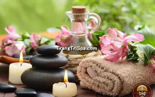 Tranh Hoa 3D Dán Tường Trang Trí Spa Phong Cách Đương Đại Và Sang Trọng 
