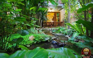 Mẫu Tranh Dán Tường Spa Kết Hợp Phong Cảnh Thiên Nhiên Tạo Sự Thẩm Mỹ Cao 