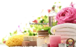 Tranh Dán Tường Spa Kết Hợp Với Nến Mang Đến Không Gian Nổi Bật Và Lung Linh