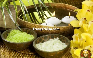 Mẫu Tranh Dán Tường 3D Tiệm Spa Kết Hợp Thảo Mộc Thể Hiện Sự Sang Trọng Và Đẳng Cấp Thẩm Mỹ 