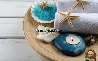 Mẫu Tranh Dán Tường 3D Tiệm Spa Kết Hợp Thảo Mộc Thể Hiện Sự Sang Trọng Và Đẳng Cấp Thẩm Mỹ 