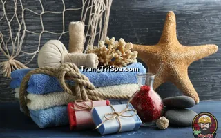 Mẫu Tranh Dán Tường 3D Tiệm Spa Kết Hợp Thảo Mộc Thể Hiện Sự Sang Trọng Và Đẳng Cấp Thẩm Mỹ 
